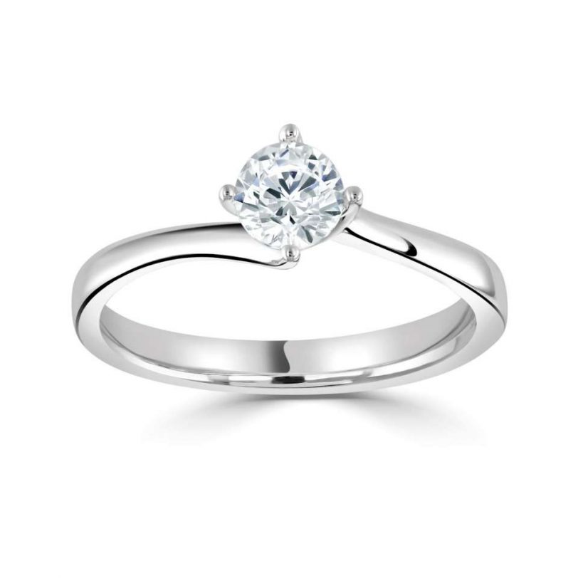 twist engagement ring