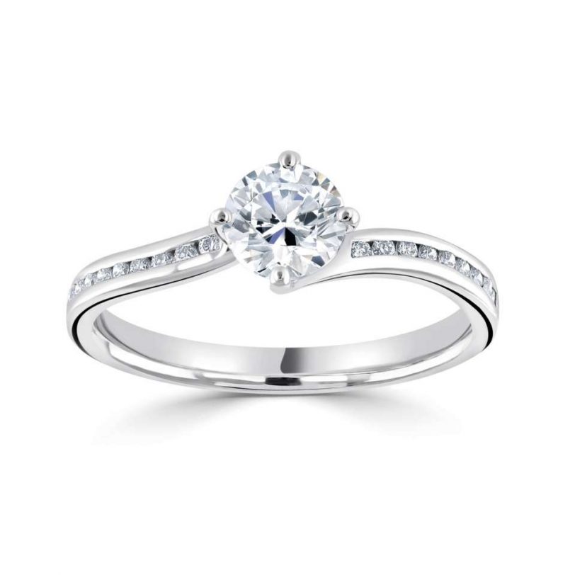 Brilliant Cut Solitaire Diamond Ring